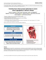 Evolution from mitral annular dysfunction to severe mitral regurgitation in Barlow's disease