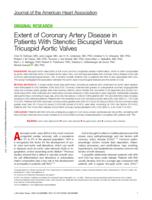 Extent of coronary artery disease in patients with stenotic bicuspid versus tricuspid aortic valves