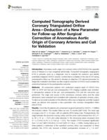 Computed tomography derived coronary triangulated orifice area-deduction of a new parameter for follow-up after surgical correction of anomalous aortic origin of coronary arteries and call for validation