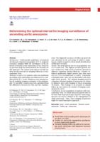 Determining the optimal interval for imaging surveillance of ascending aortic aneurysms