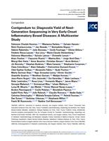 Diagnostic yield of next-generation sequencing in very early-onset inflammatory bowel diseases