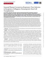Seasonal human coronavirus respiratory tract infection in recipients of allogeneic hematopoietic stem cell transplantation