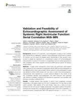 Validation and feasibility of echocardiographic assessment of systemic right ventricular function