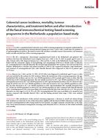 Colorectal cancer incidence, mortality, tumour characteristics, and treatment before and after introduction of the faecal immunochemical testing-based screening programme in the Netherlands