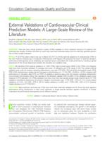 External validations of cardiovascular clinical prediction models: a large-scale review of the literature