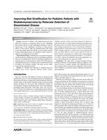 Improving risk stratification for pediatric patients with rhabdomyosarcoma by molecular detection of disseminated disease