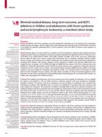 Minimal residual disease, long-term outcome, and IKZF1 deletions in children and adolescents with Down syndrome and acute lymphocytic leukaemia: a matched cohort study