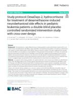 Study protocol: dexaDays-2, hydrocortisone for treatment of dexamethasone-induced neurobehavioral side effects in pediatric leukemia patients