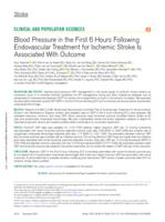 Blood pressure in the first 6 hours following endovascular treatment for ischemic stroke is associated with outcome