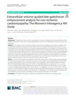 Extracellular volume-guided late gadolinium enhancement analysis for non-ischemic cardiomyopathy