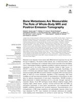 Bone metastases are measurable: the role of whole-body MRI and positron emission tomography