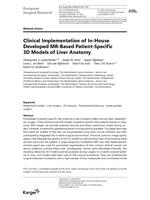 Clinical implementation of in-house developed MR-based patient-specific 3D models of liver anatomy