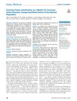 Coronary artery calcification as a marker for coronary artery stenosis