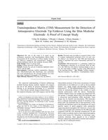 Transimpedance Matrix (TIM) measurement for the detection of intraoperative electrode tip foldover using the slim modiolar electrode