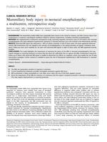 Mammillary body injury in neonatal encephalopathy