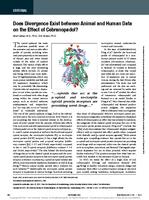 Does divergence exist between animal and human data on the effect of cebranopadol?