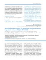 Nociception level monitoring for personalized analgesic treatment. Response to Br J Anaesth 2020; 125: 1070-8