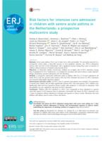 Risk factors for intensive care admission in children with severe acute asthma in the Netherlands