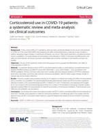 Corticosteroid use in COVID-19 patients: a systematic review and meta-analysis on clinical outcomes