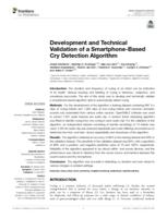 Development and technical validation of a smartphone-based cry detection algorithm