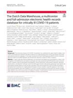 The Dutch Data Warehouse, a multicenter and full-admission electronic health records database for critically ill COVID-19 patients
