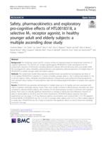 Safety, pharmacokinetics and exploratory pro-cognitive effects of HTL0018318, a selective M-1 receptor agonist, in healthy younger adult and elderly subjects