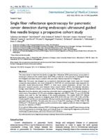 Single fiber reflectance spectroscopy for pancreatic cancer detection during endoscopic ultrasound guided fine needle biopsy