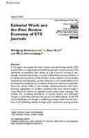 Editorial work and the peer review economy of STS journals