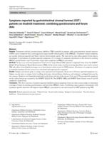 Symptoms reported by gastrointestinal stromal tumour (GIST) patients on imatinib treatment: combining questionnaire and forum data