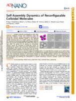 Self-assembly dynamics of reconfigurable colloidal molecules