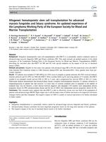 Allogeneic hematopoietic stem cell transplantation for advanced mycosis fungoides and Sezary syndrome. An updated experience of the Lymphoma Working Party of the European Society for Blood and Marrow Transplantation