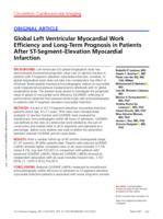 Global left ventricular myocardial work efficiency and Long-term prognosis in patients after ST-segment-elevation myocardial infarction