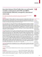 Association between Clinical Frailty Scale score and hospital mortality in adult patients with COVID-19 (COMET)