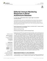 Editorial: immune monitoring responses in renal autoimmune diseases