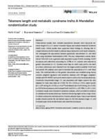 Telomere length and metabolic syndrome traits