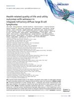 Health-related quality of life and utility outcomes with selinexor in relapsed/refractory diffuse large B-cell lymphoma