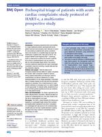 Prehospital triage of patients with acute cardiac complaints