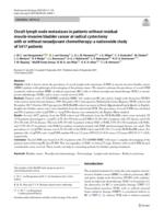 Occult lymph node metastases in patients without residual muscle-invasive bladder cancer at radical cystectomy with or without neoadjuvant chemotherapy