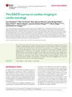The EACVI survey on cardiac imaging in cardio-oncology