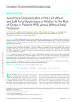 Anatomical characteristics of the left atrium and left atrial appendage in relation to the risk of stroke in patients with versus without atrial fibrillation