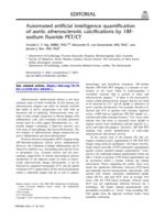 Automated artificial intelligence quantification of aortic atherosclerotic calcifications by 18F-sodium fluoride PET/CT