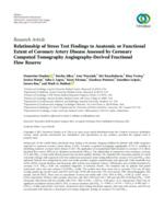Relationship of stress test findings to anatomic or functional extent of coronary artery disease assessed by coronary computed tomography angiography-derived fractional flow reserve