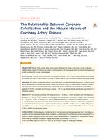 The relationship between coronary calcification and the natural history of coronary artery disease