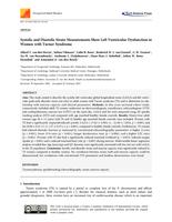 Systolic and diastolic strain measurements show left ventricular dysfunction in women with Turner syndrome