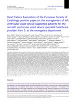 Heart Failure Association of the European Society of Cardiology position paper on the management of left ventricular assist device-supported patients for the non-left ventricular assist device specialist healthcare provider