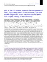 HFA of the ESC Position paper on the management of LVAD supported patients for the non LVAD specialist healthcare provider