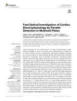 Fast optical investigation of cardiac electrophysiology by parallel detection in multiwell plates