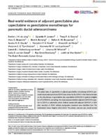 Real-world evidence of adjuvant gemcitabine plus capecitabine vs gemcitabine monotherapy for pancreatic ductal adenocarcinoma