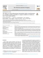 The effect of a three-dimensional instructional video on performance of a spatially complex procedure in surgical residents in relation to their visual-spatial abilities