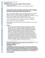 Revealing the spatio-phenotypic patterning of cells in healthy and tumor tissues with mLSR-3D and STAPL-3D